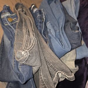14 P Assorted Denim Jeans Collection Old Navy Mostly